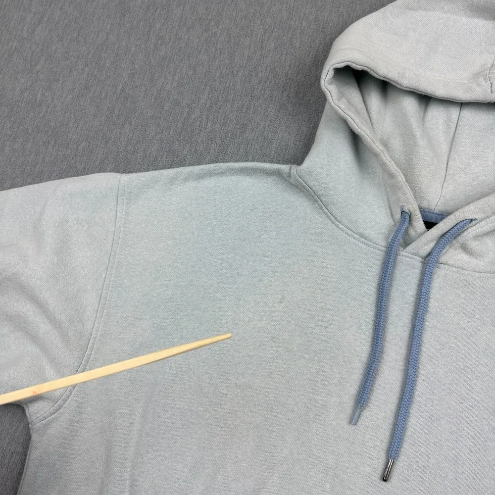 The North Face Hoodie Mens‎ Medium Light Blue Simple Dome Pullover Sweatshirt
